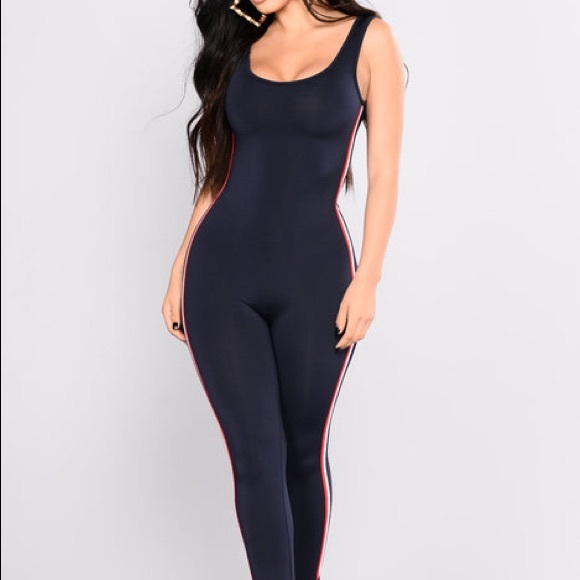Running 1000 Miles Jumpsuit - Navy - Picture 2 of 4